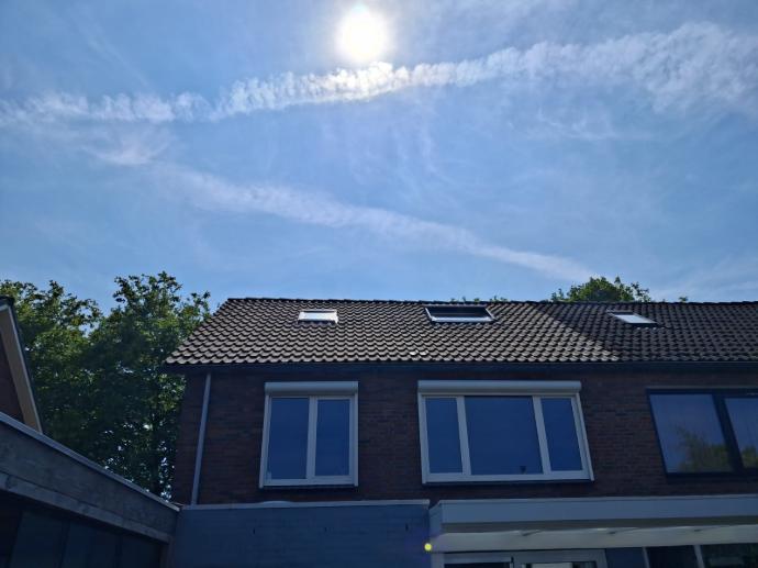 Tegels na het hogedrukwerk